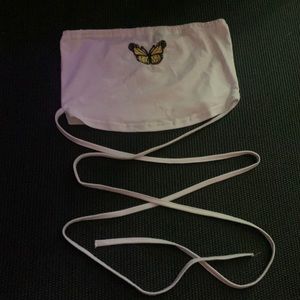 butterfly crop top
